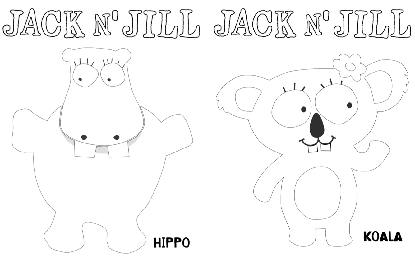 Jack 'N Jill Colouring Book