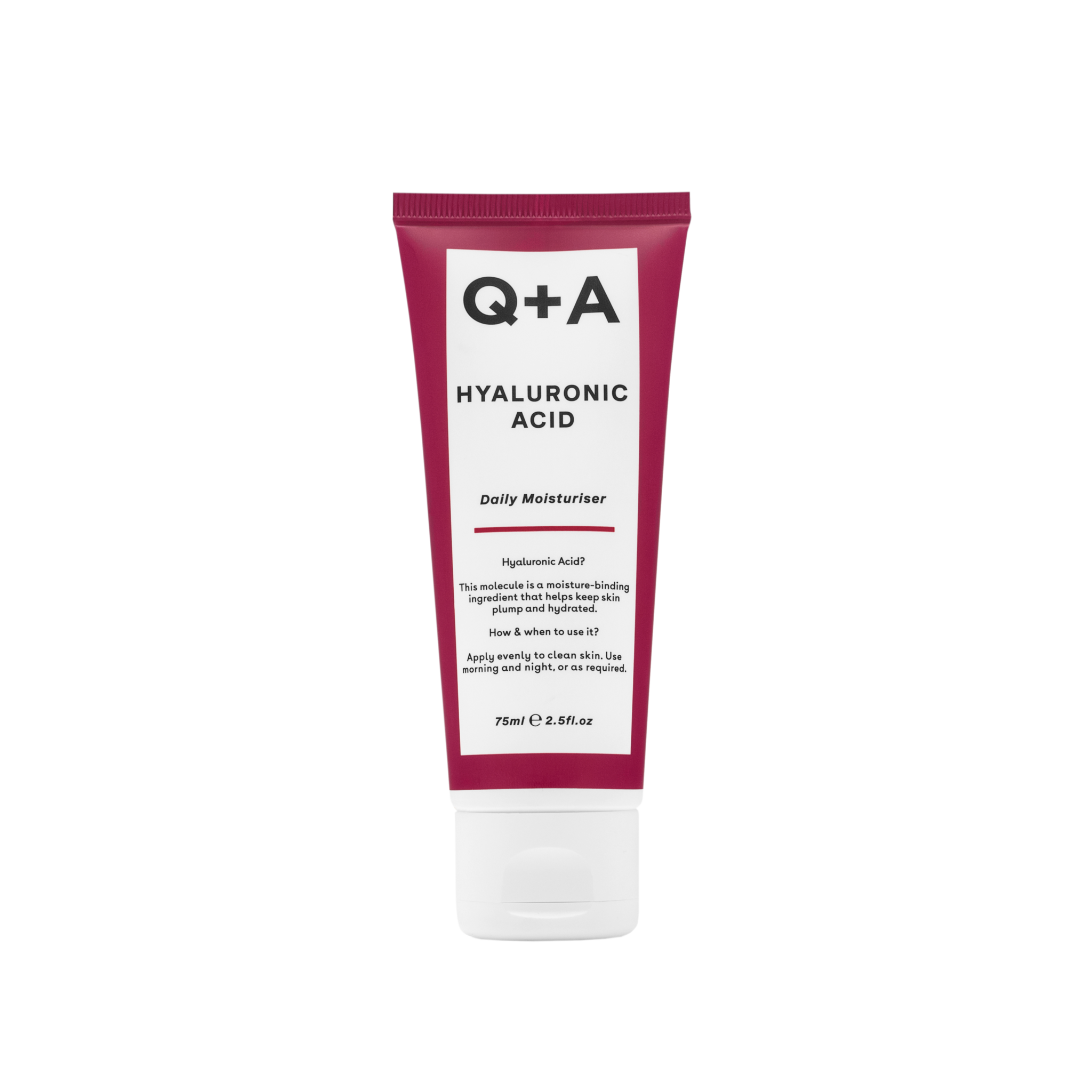 Q+A Hyaluronic Acid Daily Moisturiser MINT Health